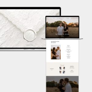 1 Page Wedding Website