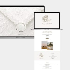 3 - 5 Page Wedding Website